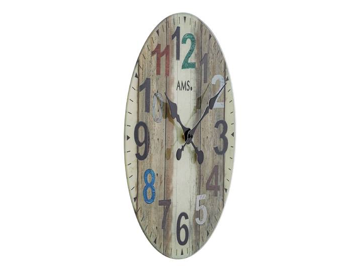 Wanduhr Iapu Typ A Bedrucktes Zifferblatt 40 x 40 x 4cm Multicolor/Multicolor