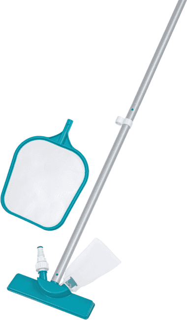 Bestway Kit de nettoyage épuisette et tête d'aspirateur pour piscine