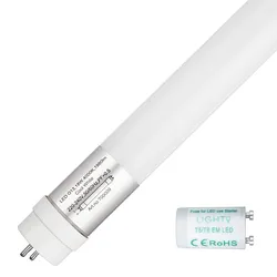 Lighto | LED-Leuchtstoffröhre | T8 | 18W | 120cm | 840 Cool White | ersetzt 36W Leuchtstoffröhre | Konventionelle EM