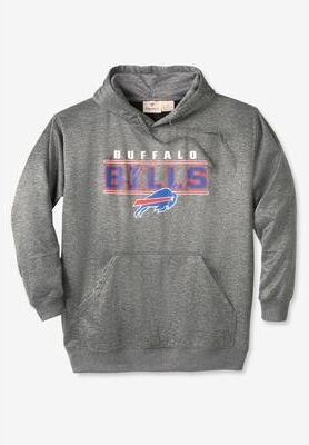 Men's Big & Tall NFL Performance Hoodie by NFL in Buffalo Bills (Size 6XL)