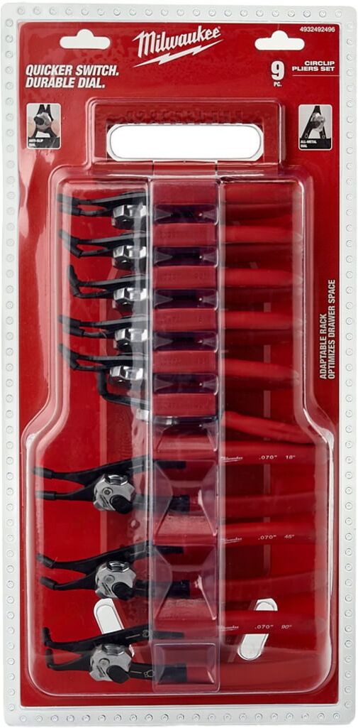 MILWAUKEE 4932492496 Pliers Set, circlip
