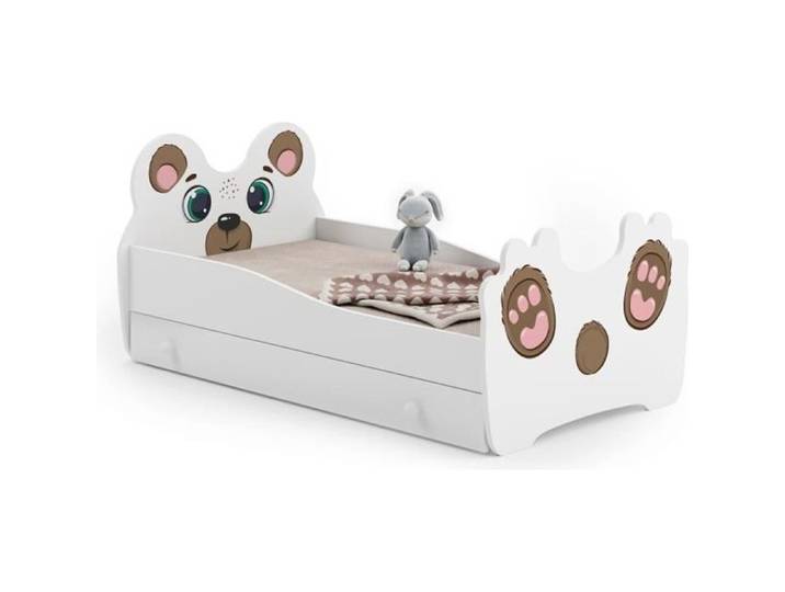 Lit enfant  TEDDY  140x70cm +tiroir + matelas + sommier