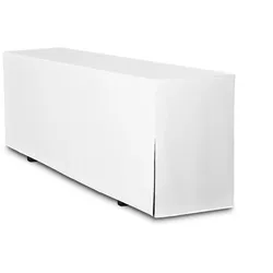TexDeko Biertischhusse Premium für Bierzeltgarnitur 220 x 80cm Blickdicht waschbar (Weiß)