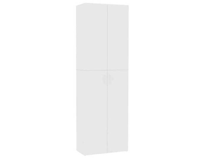 Soldes saison Armoire de bureau Blanc 60x32x190 cm Bois d'ingénierie - Stabilité - résistance à l'humidité_FR41769