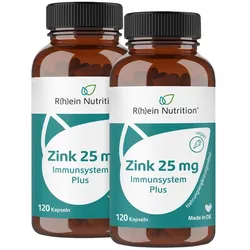 Sparset Zink 25mg Immuns.Plus 2X120 St
