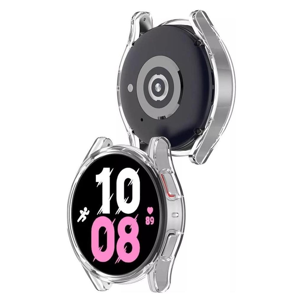 Reach Gehäuse aus gehärtetem Glas, 360-Grad-Abdeckung für die Samsung Watch Active 2 40 mm, transparent (46361985)