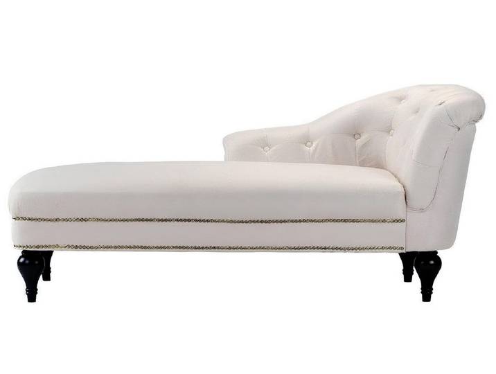 Xlmoebel Recamiere Beige Chaiselongue mit elegantem Stoffbezug für modernes Wohnen, 1 Teile, Hergestellt in Europa
