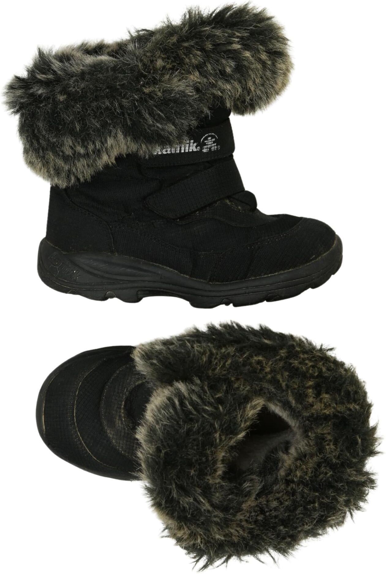 Kamik Mädchen Kinderschuh, Schwarz, Gr. EU 27, kein / Etikett - Second Hand