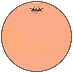Remo Colortone Emperor Clear BE-0318-CT-OG 18" Orange Tom Head - Tom-Fell