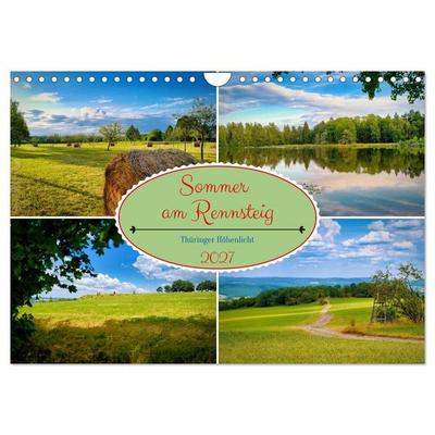 Sommer am Rennsteig (Wandkalender 2027 DIN A4 quer), CALVENDO Monatskalender