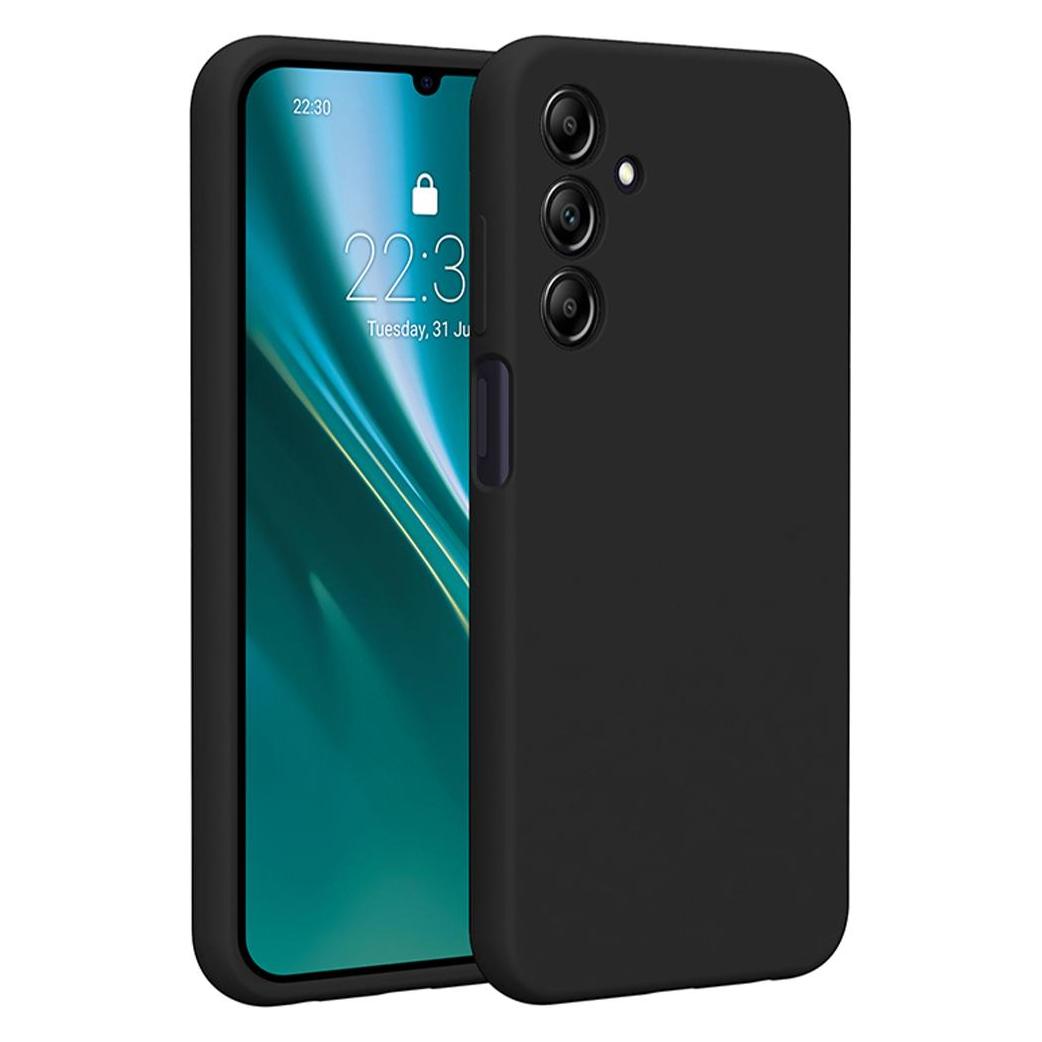 Etteri Silikonhülle für Samsung Galaxy A25 5G (global) schwarz (Samsung Galaxy A25 5G) (46455252)