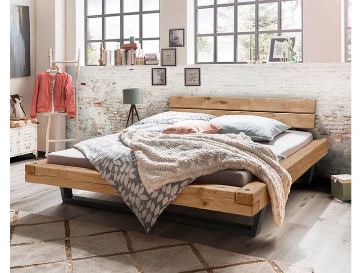 Eiken balkenbed Oakley