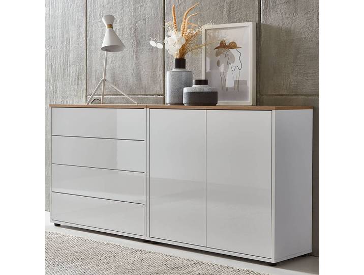 Buffet Milan Set C 158 x 73 x 33cm Blanc