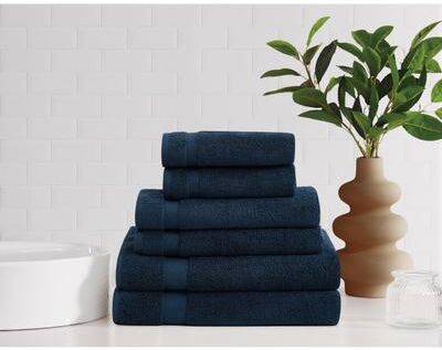 Brooklyn Loom Soft 6 Piece Bath Sheet Set