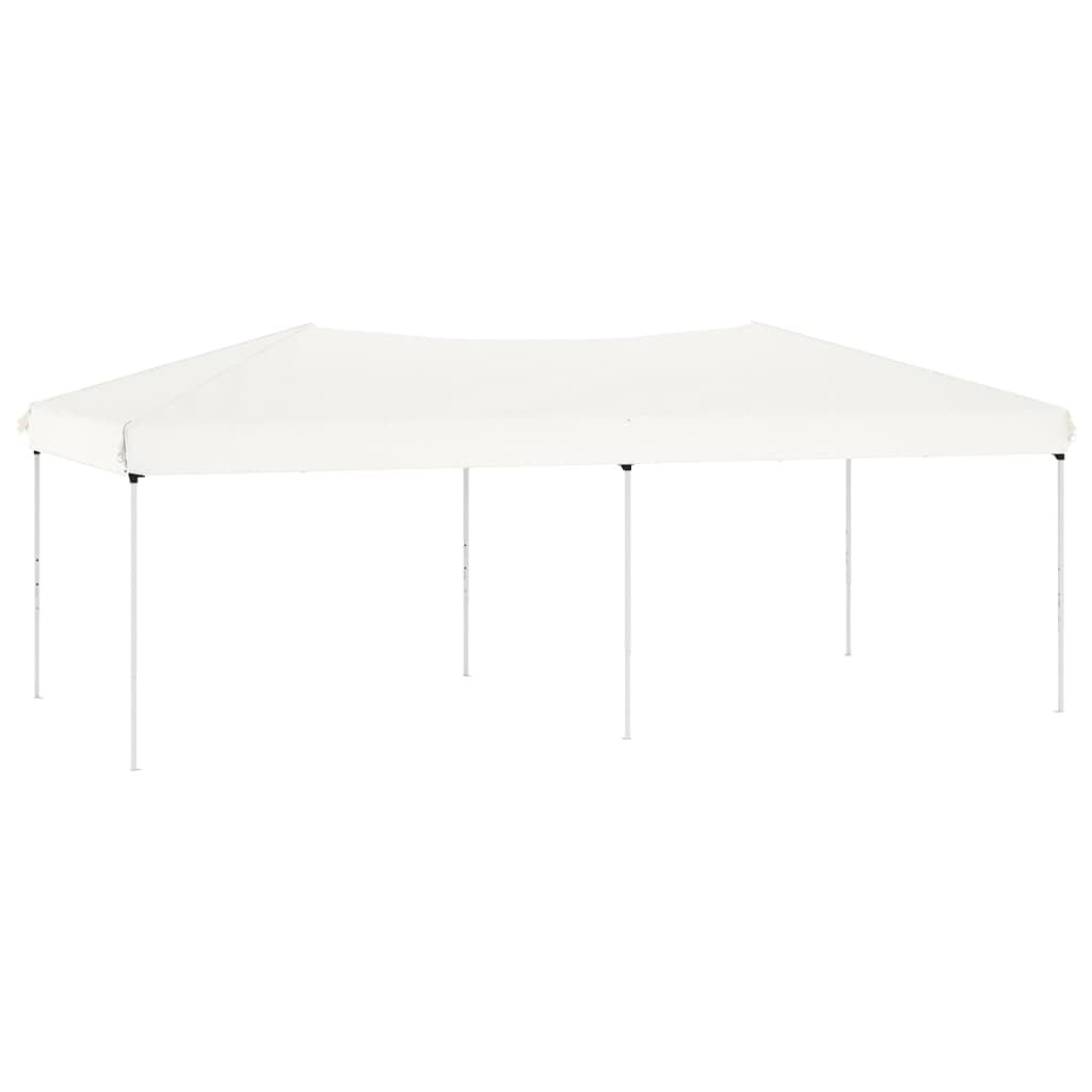 vidaXL Partytent, opvouwbaar, wit, 3 x 6 meter
