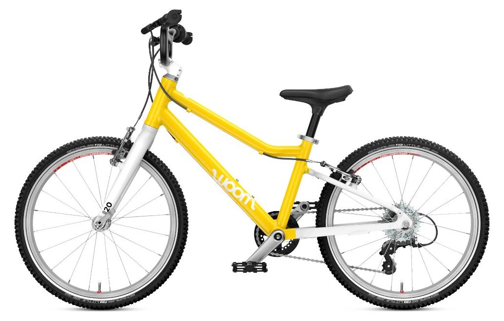 WOOM GO 4 (Gen. H) Kinder Fahrrad 6-8 Jahre 115-130 cm gelb 20"