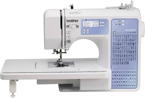 Brother Computer-Nähmaschine FS100WTVM1 Computer-Unterstützung, mit Display, LED-Licht, mit Anschiebetisch