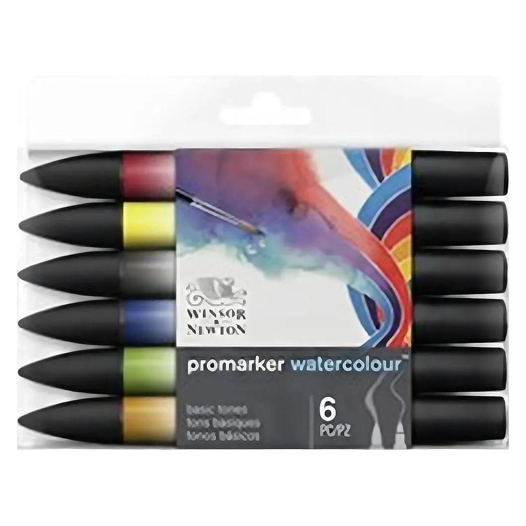 Winsor & Newton Watercolour Marker 6pcs set (6x) (0290164)