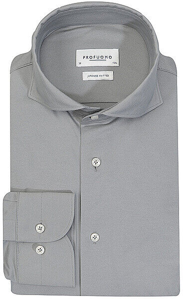 PROFUOMO Hemd Japanese Knitted olive   39 39