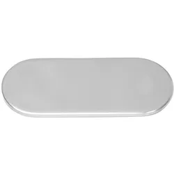 Gegenplatte, oval, A2, 75x30mm