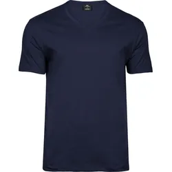 Tee Jays Herren V-Ausschnitt T-Shirt 'Fashion Sof Tee' 8006 navy L