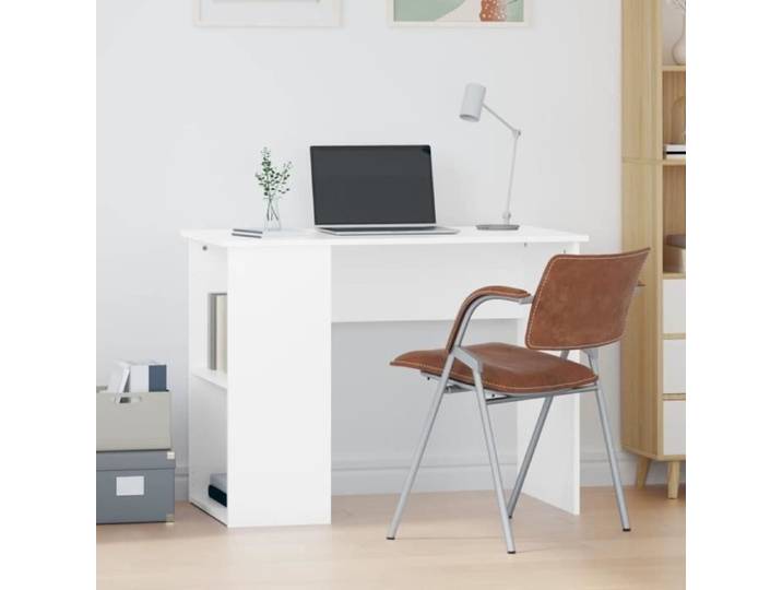 Bureau Blanc 100x55x75 cm Bois d'ingénierie 823024