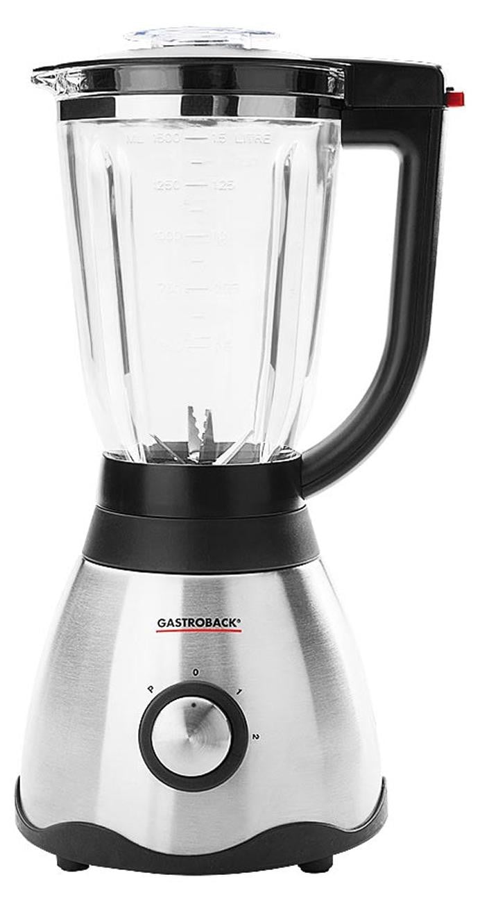 Gastroback Vital Mixer Plus Sportblender, 1,5 liter, 850 W, zwart, roestvrij staal