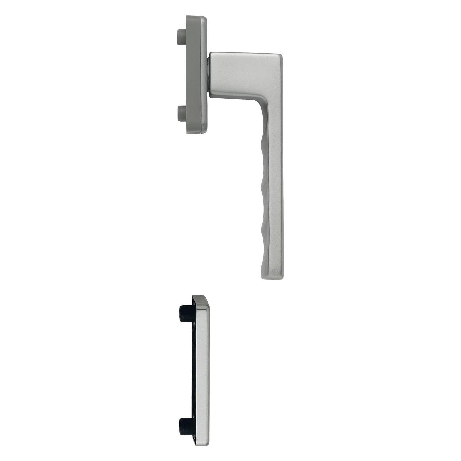 Hoppe Fenstergriff-Halbgarnitur TOULON innen, Aluminium Edelstahl Effekt (228824)