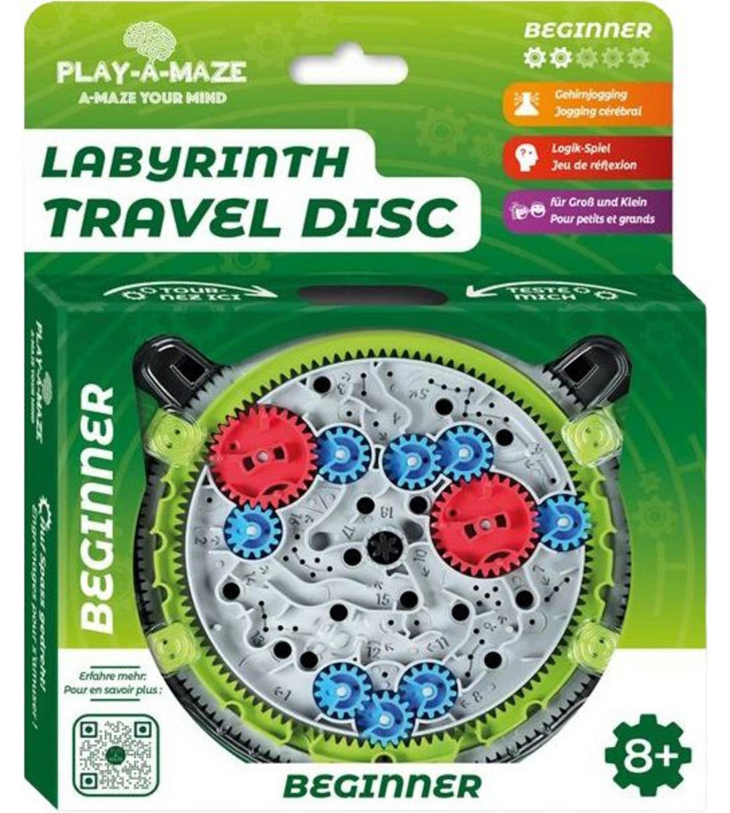 Carletto Labyrinth Reisspel Kogelbaan-labyrint voor beginners vanaf 8 jaar