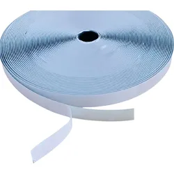 Showgear Hook and Loop Tape - Hook Side Grau - 20 mm x 25 m - selbstklebend