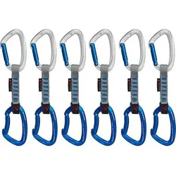 MAMMUT Crag Keylock 10 cm Indicator 6-Pack Quickdraws, Größe 10 in Rot Rot