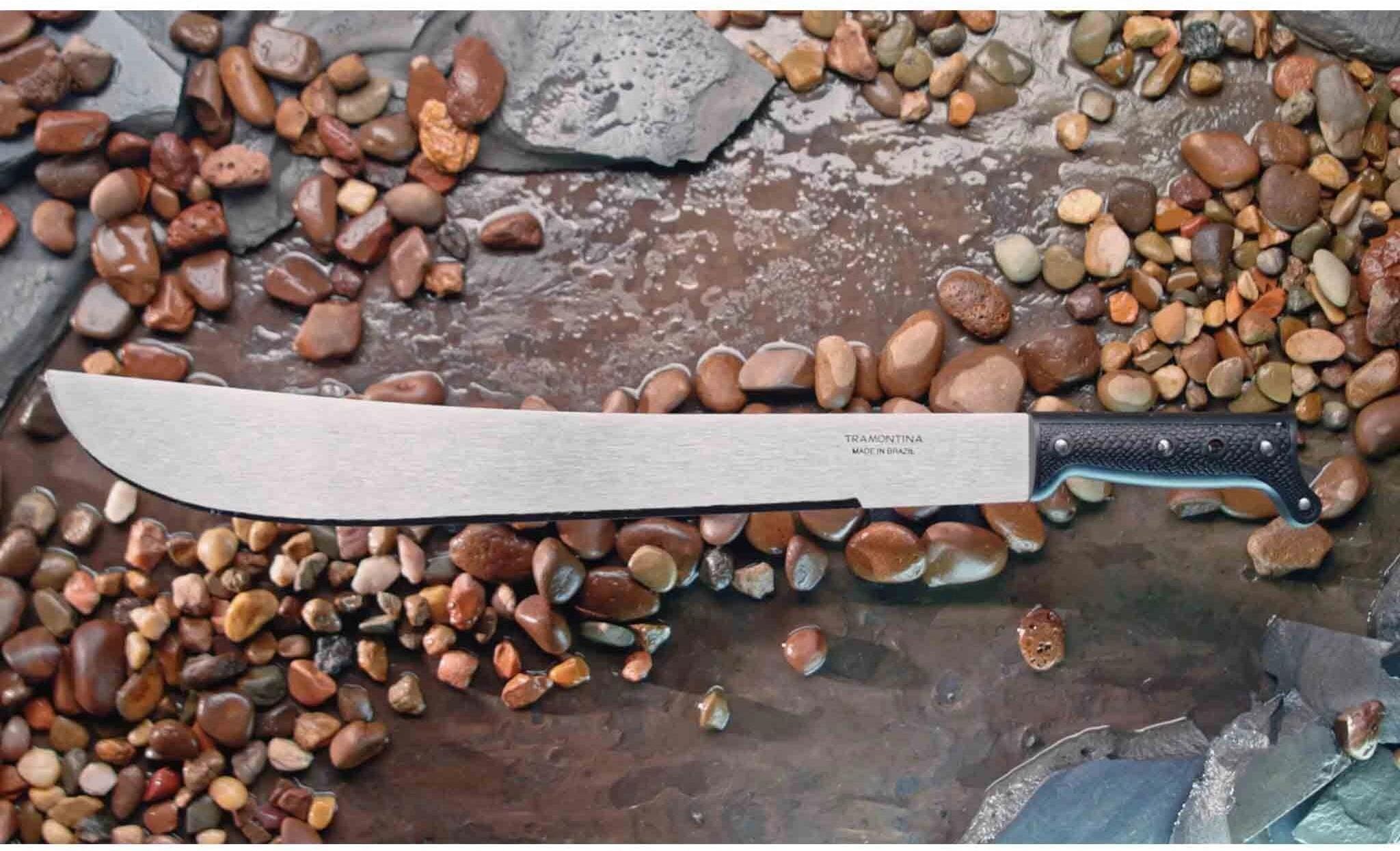 Machete TRAMONTINA "Tramontina Machete", schwarz, B:3cm H:11cm, Outdoormesser, Machete schwarz Einheitsgröße