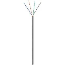 Goobay CAT 5e Outdoor-Netzwerkkabel, U (U/UTP, UTP, CAT5e, 100 m), Netzwerkkabel