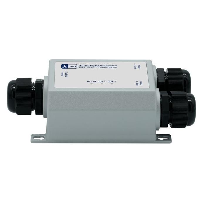 Lanview 1Gb 60W Waterproof POE (802.3af (PoE), 60 W) (LVN-POE60W-OUT-EXTENDER)