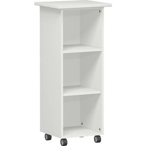 Geramöbel Stehpult S-343301-W Caddy, aus Holz, 3 Ordnerhöhen, weiß
