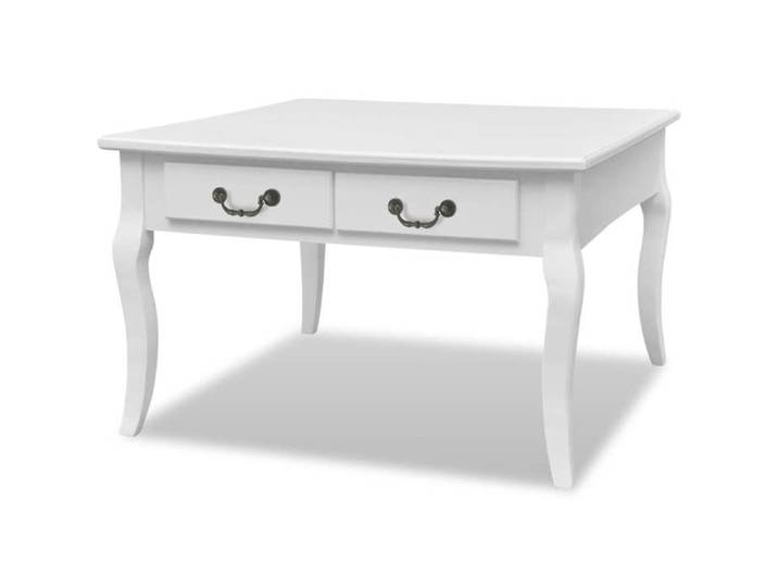 Table basse - SWEETY - avec 4 tiroirs Blanc - - Pour Salon - 242436