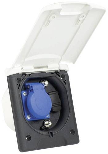 AS Schwabe 62473 Einbau-Steckdose IP44 Weiß