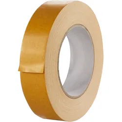 Doppelseitiges PE-Gewebeklebeband, sehr starker Kautschukkleber, GW-ES25 30 mm, Papier, weiß