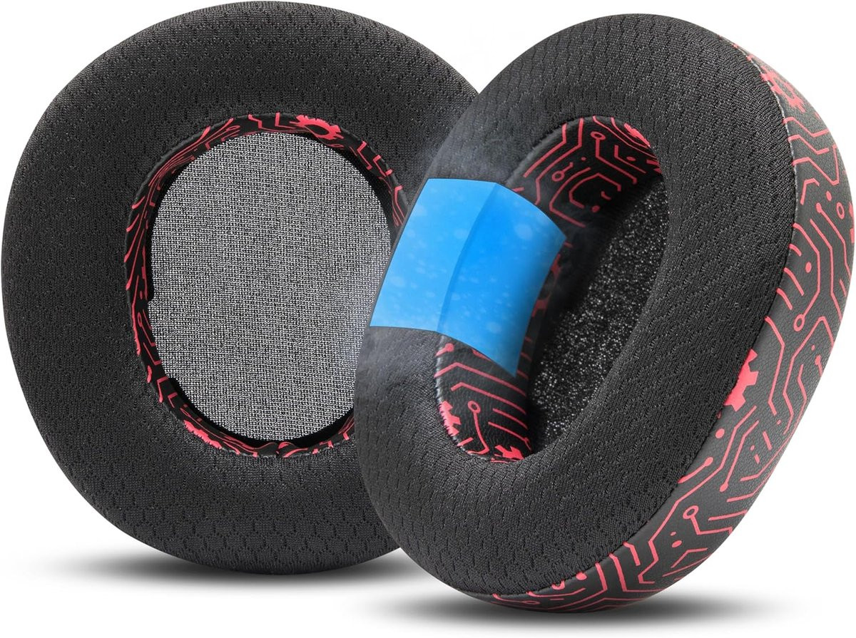 Wicked Cushions Freeze Nova Pro Wireless koelende gel-oorkussens voor Arctis Nova Pro Wireless, Nova Elite & Nova Pro Omni, extra dik