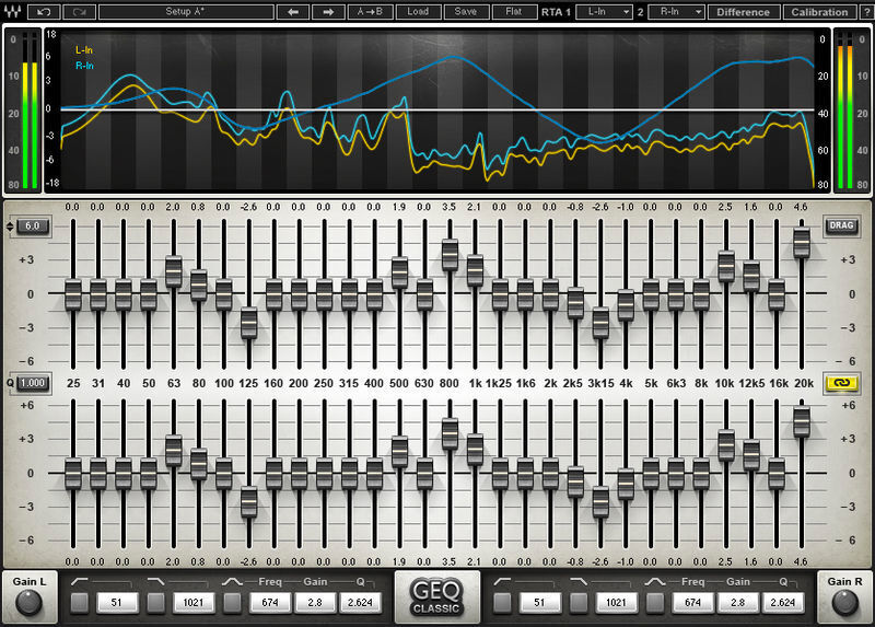 Waves GEQ Graphic Equalizer