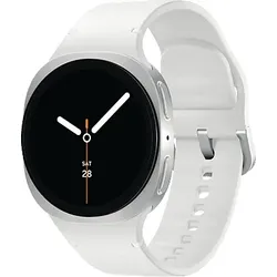 SAMSUNG Galaxy Watch 8 40 mm Smartwatch Kautschuk, 130-180 mm, Silver