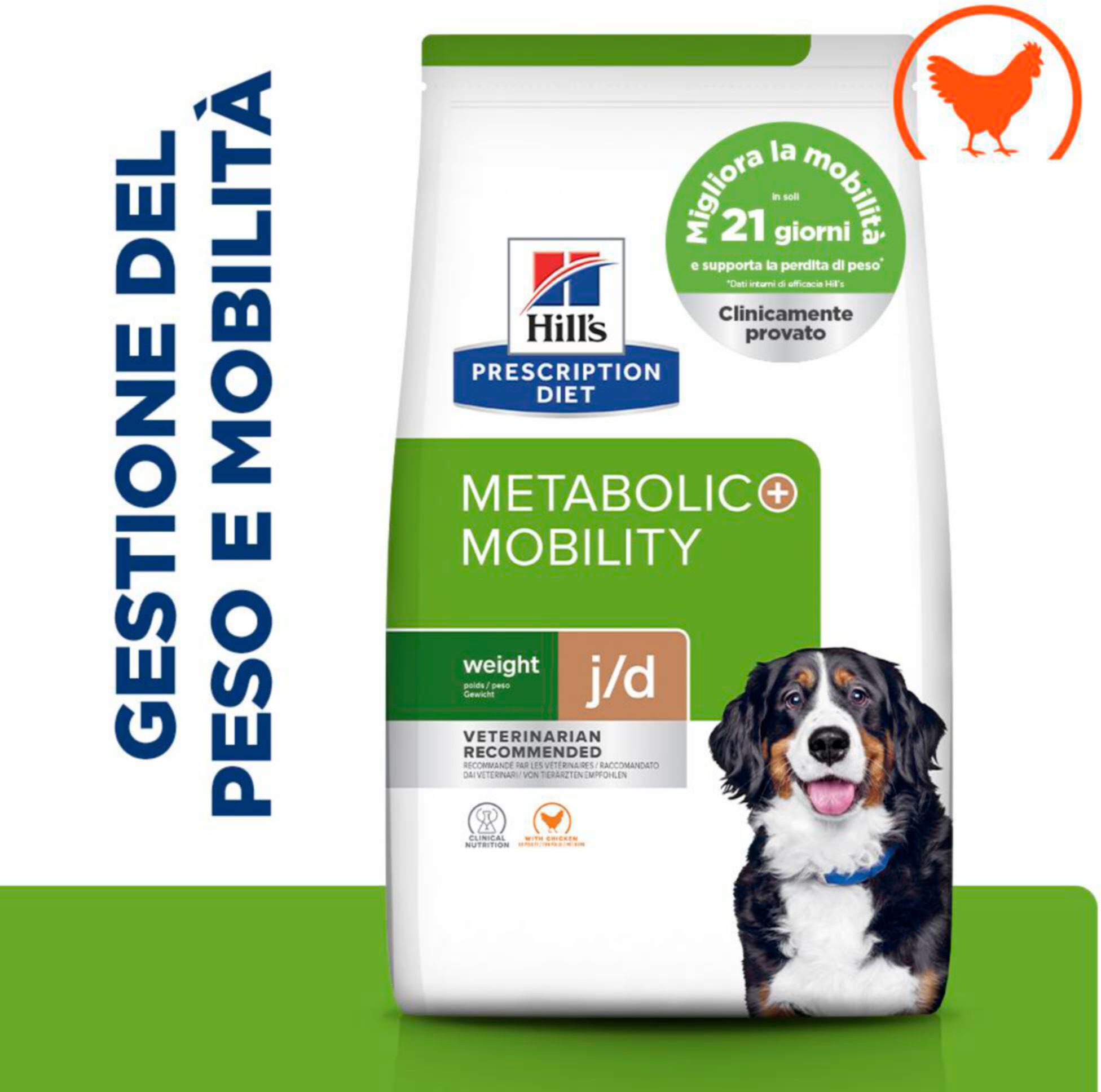 HILLS Hill's Prescription Diet Metabolic + Mobility Alimento Secco per Cani 12KG
