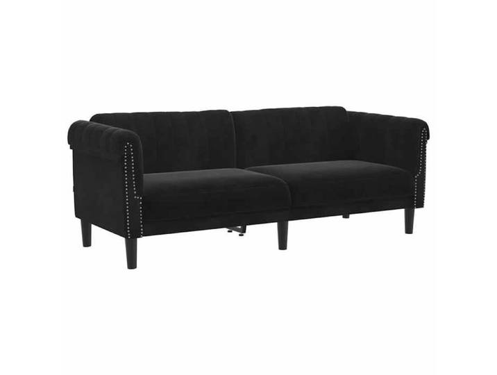 VENTE-FLASH Canapé séjour/relax - à 3 places - noir velours(10960372590)VIDAXL