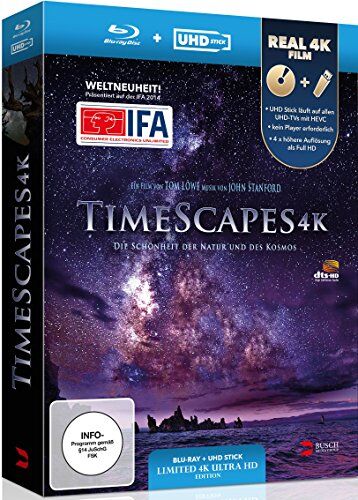 Tom Lowe - TimeScapes 4K (UHD Stick in Real 4K + Blu-ray) - Limited Edition [Blu-ray] - Preis vom 11.10.2026 03:10:56 h