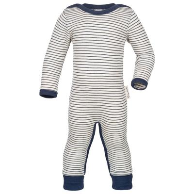 Engel - Kid's Schlafoverall mit Fuß-Umschlag - Overall Gr 74/80 grau