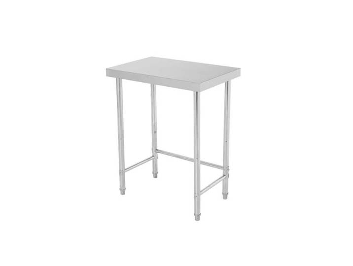 Table préparation inox 18x28x35in NSF base ouverte restaurant maison hôtel facile nettoyer