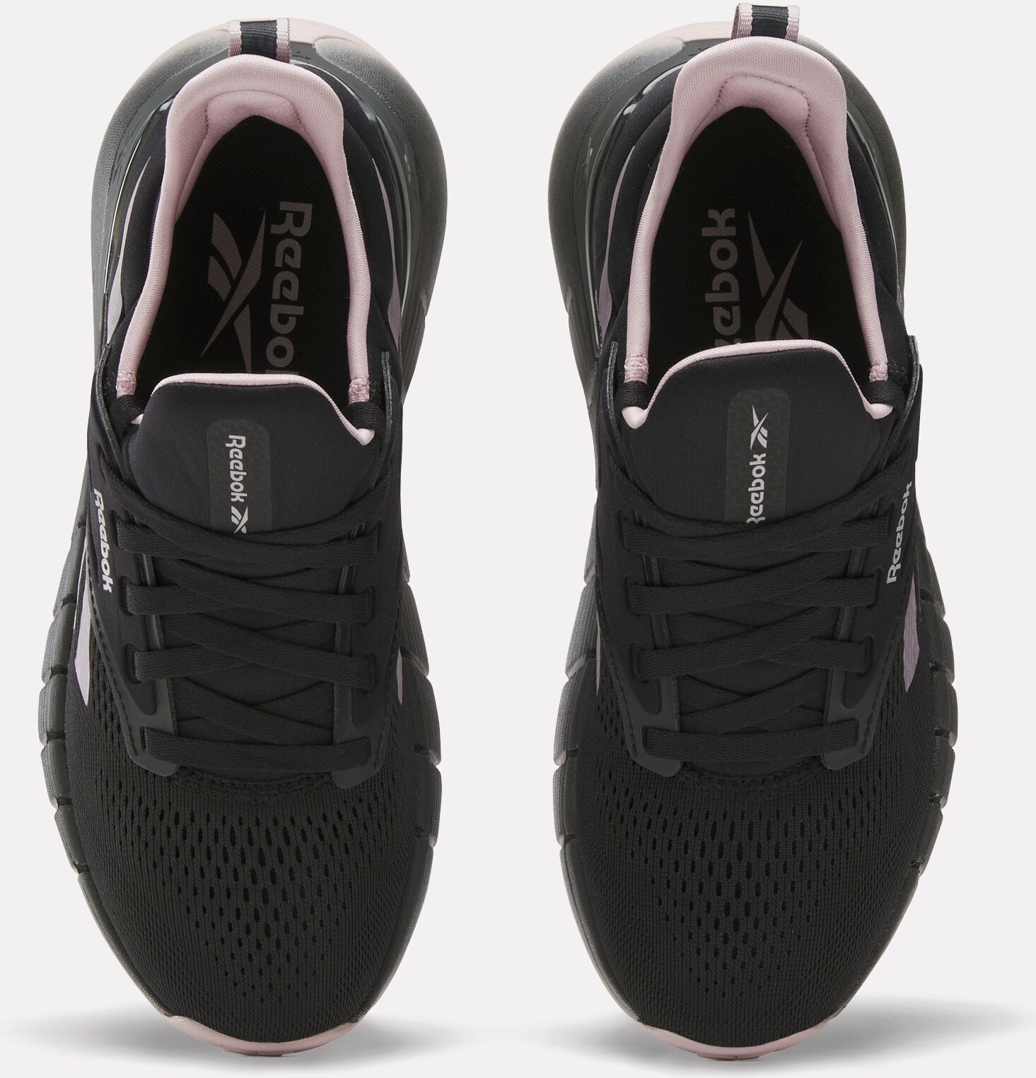 Trainingsschuh REEBOK "NANO GYM", Damen, Gr. 42, atmungsaktiv, schwarz (schwarz, muted mauve), Synthetik, Textil, Schuhe Trainingsschuh, speziell für Gewichtheben oder für die Cardiofläche schwarz, muted mauve 42, atmungsaktiv
