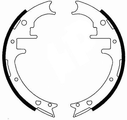 A.B.S. Bremsbackensatz 40581 Für Ford Lincoln