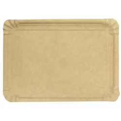 MONOUSO - Pappschale rechteckig Kraft 16x22cm (1.400 Stück)