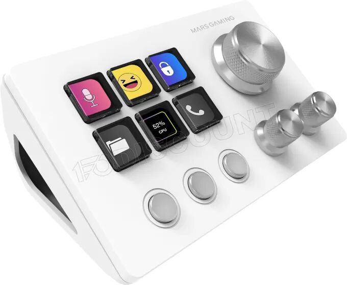 Console de streaming Mars Gaming MSD-Two (Blanc)